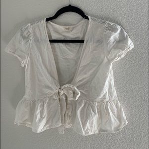 White tie top